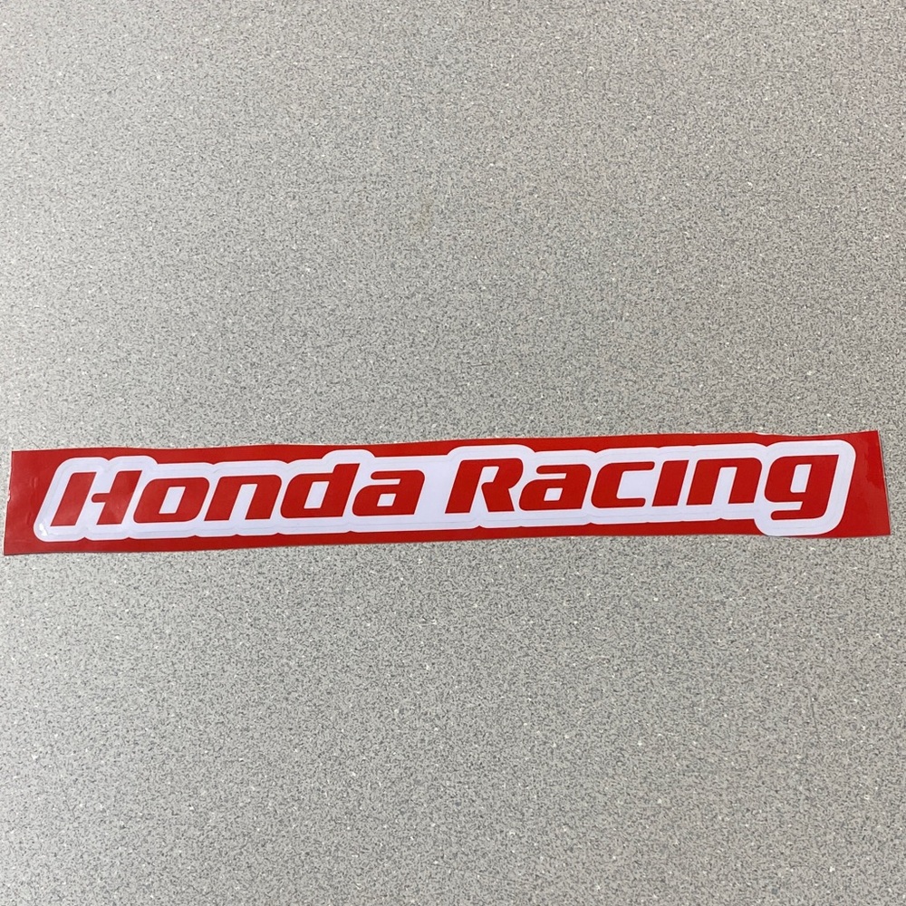 Honda Racing Sticker Red/White